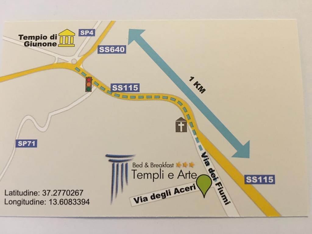 B&B Templi E Arte Villaggio Mose  Ngoại thất bức ảnh